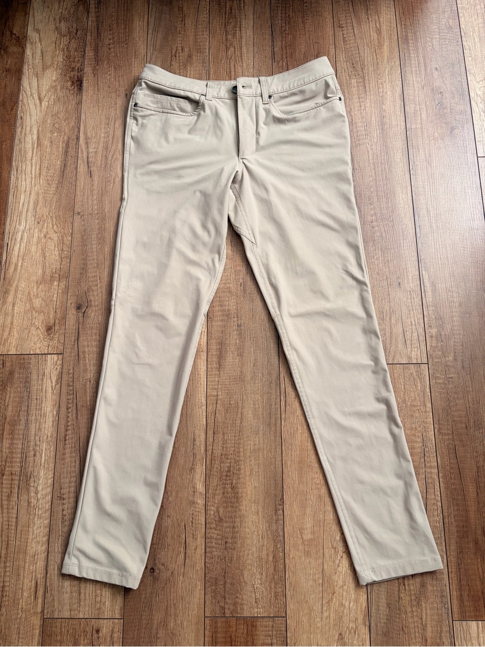 Lululemon ABC 5 Pocket Pants - Skinny fit - Beige - Warpstreme